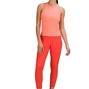 Lululemon Athletica Align High-Rise Pant 22” Solar Orange Sz 4